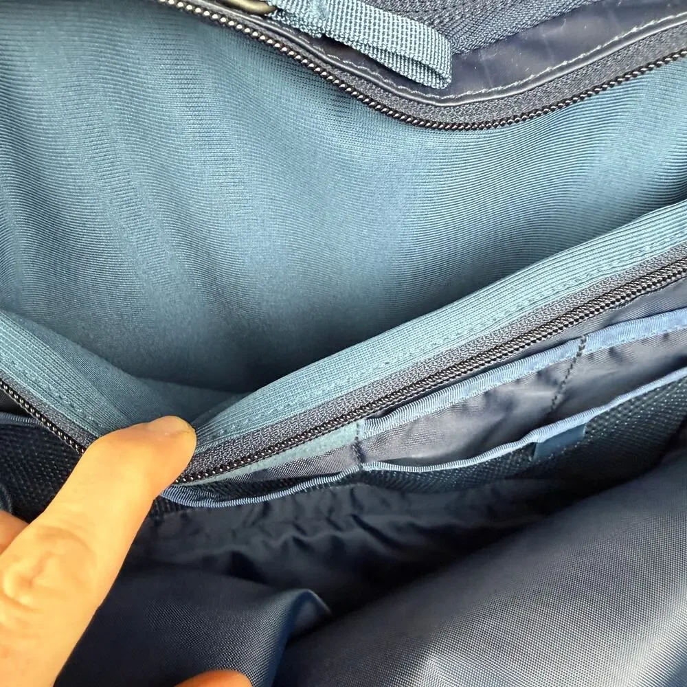 The North Face Backpack Navy Blue Laptop Travel School Commuter Techwear